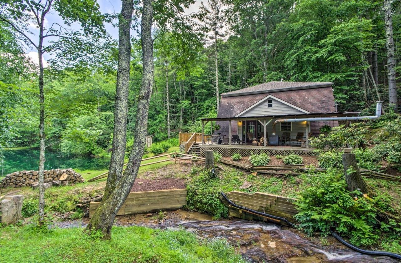 Serene Todd Getaway With Private Pond And Creek Views! Exterior photo