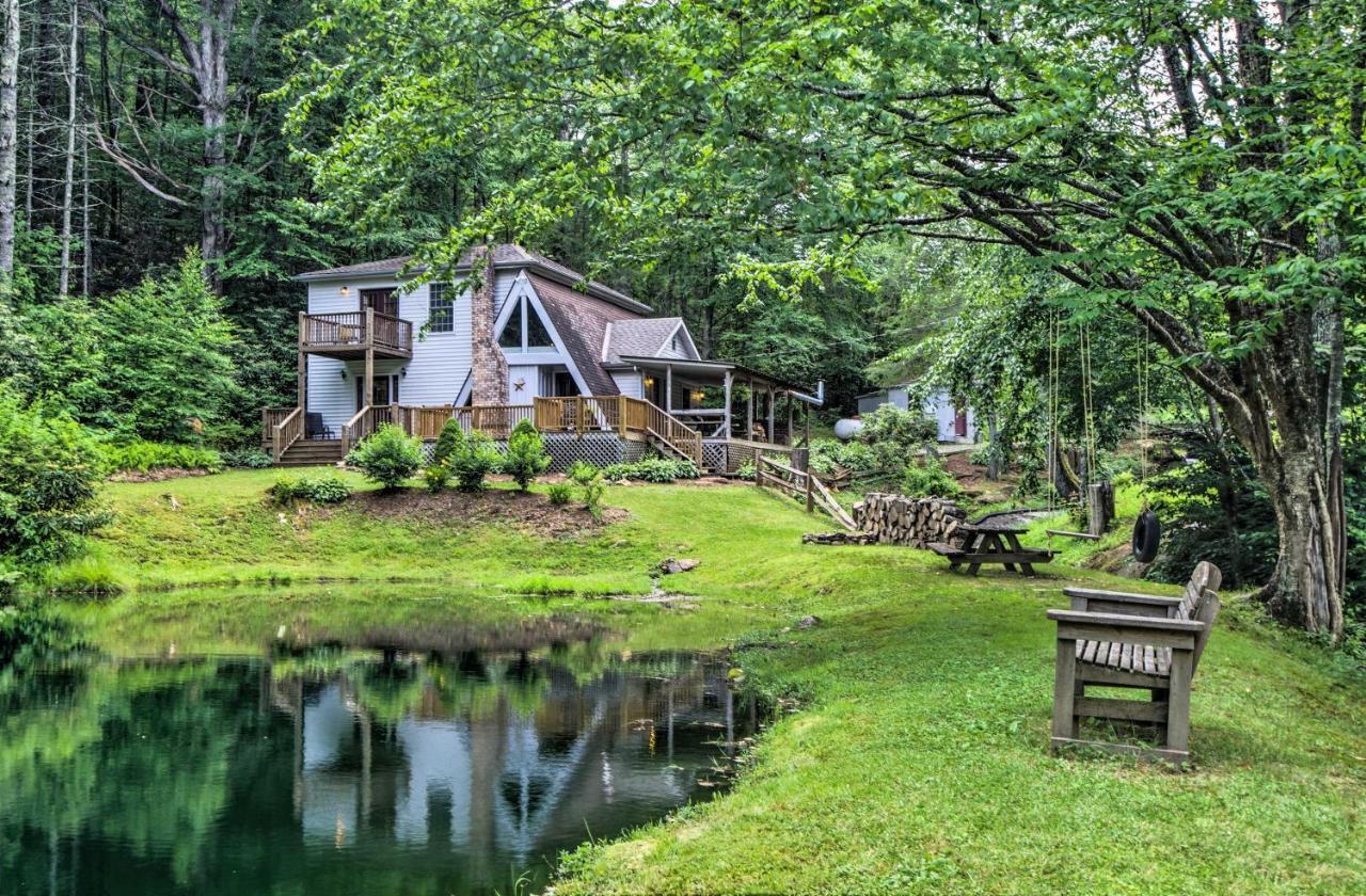 Serene Todd Getaway With Private Pond And Creek Views! Exterior photo