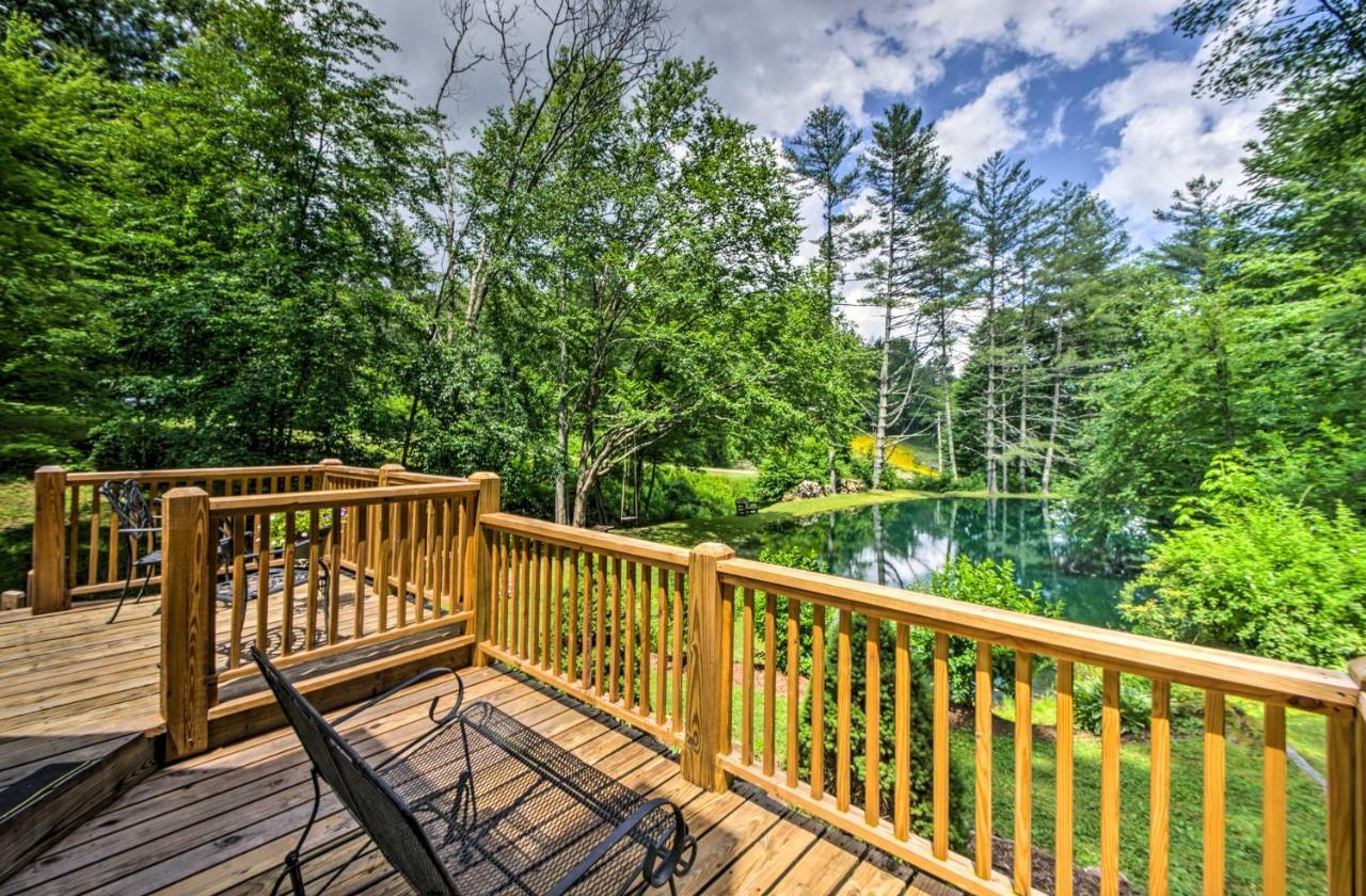 Serene Todd Getaway With Private Pond And Creek Views! Exterior photo