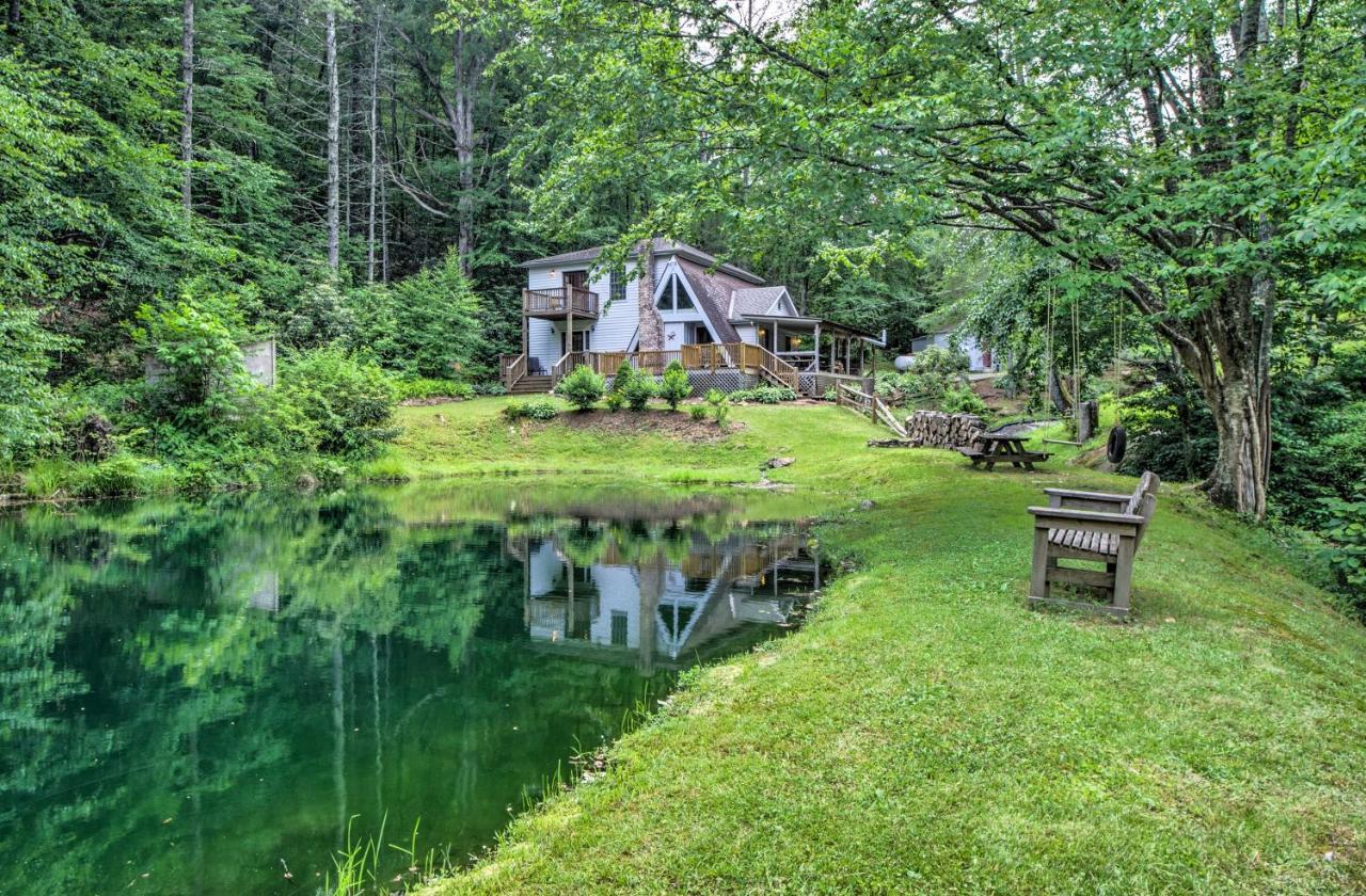 Serene Todd Getaway With Private Pond And Creek Views! Exterior photo